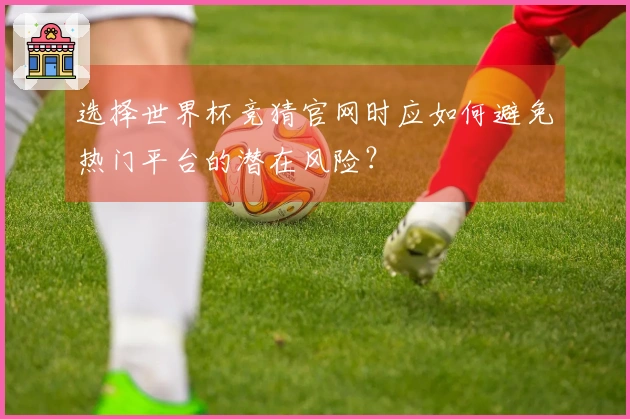选择世界杯竞猜官网时应如何避免热门平台的潜在风险？